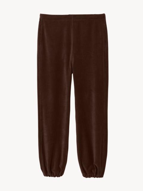 NILI LOTAN LYVIA VELOUR JOGGER
