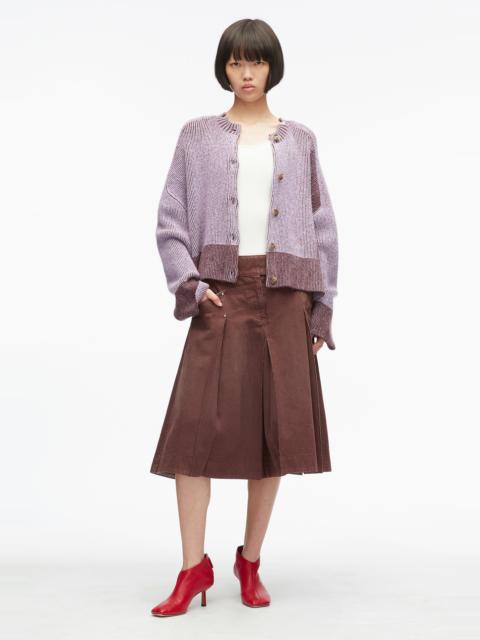 3.1 Phillip Lim Bicolor Alpaca Raglan Cardigan