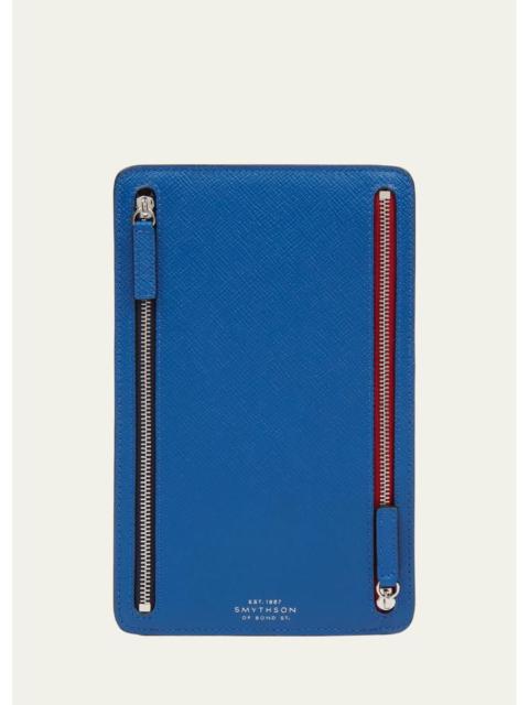 Smythson Panama Multi-Zip Currency Case