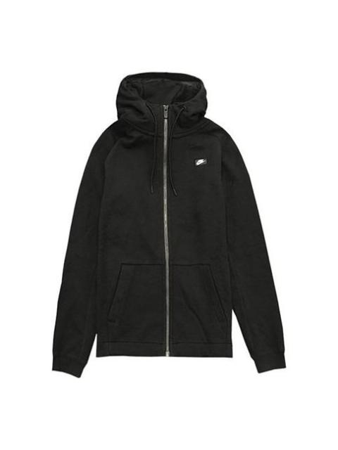 Nike Nike Athleisure Casual Sports Cozy Wear-resistant Hooded Jacket Black AR1725-010