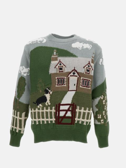 Junya Watanabe MAN Embroidered Knit Pullover