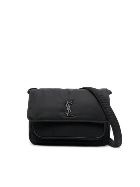 SAINT LAURENT Niki YSL-plaque messenger bag