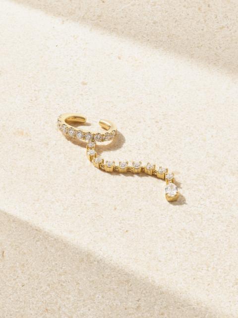 ANITA KO 18-karat Gold Diamond Ear Cuff