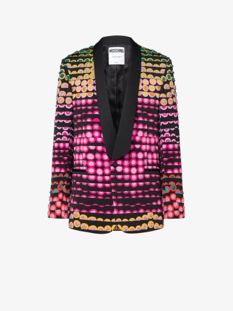 Moschino POLKA-DOT WOOL JACKET