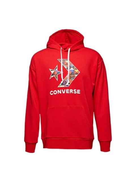 Converse Converse Star Chevron Hoodie 'Red' 10017833-A03