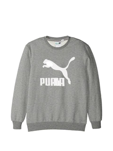 PUMA logo-print crew-neck sweatshirt