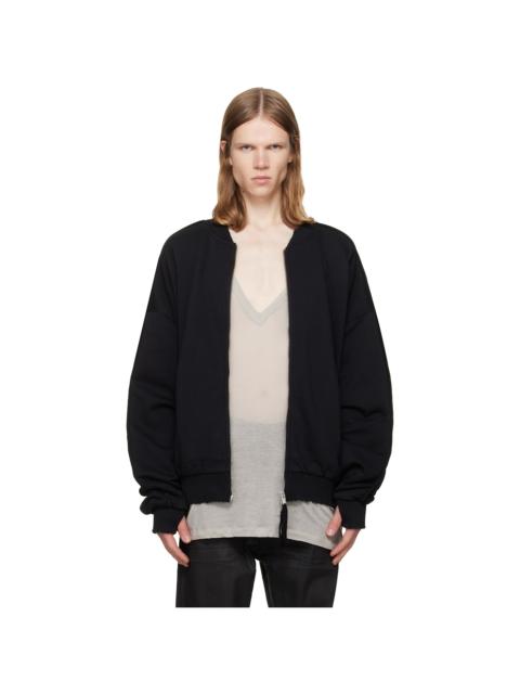 thom/krom Black MSJ 705 Bomber Jacket