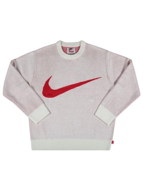 Supreme Supreme x Nike Swoosh Sweater 'White'