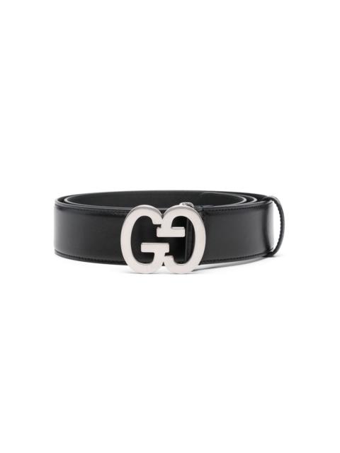 GUCCI GG buckle leather belt