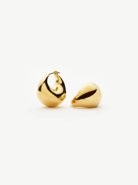 MISSOMA Sculptural Chubby Dome Small Hoop Earrings