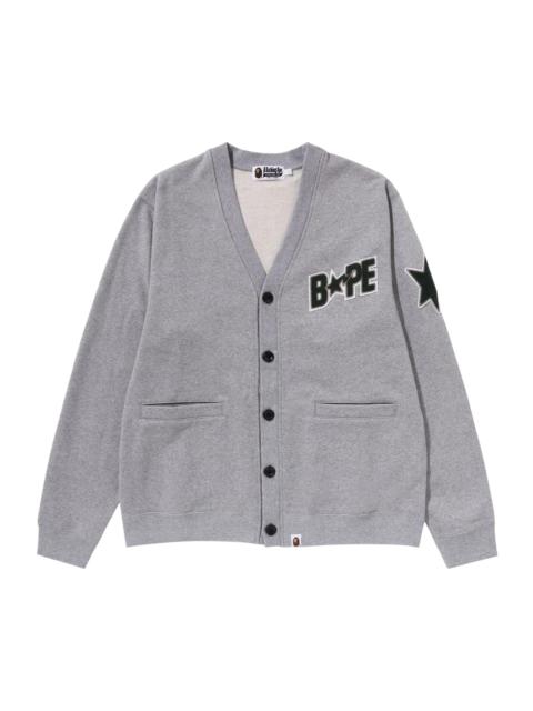 A BATHING APE® BAPE Sta Sweat Cardigan 'Grey'
