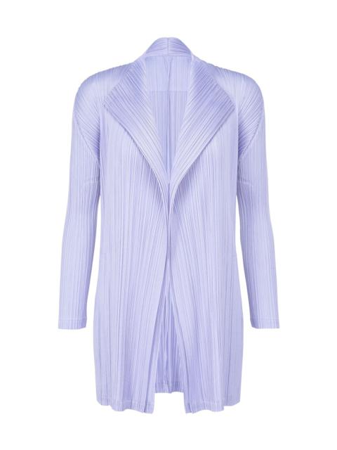 Pleats Please Issey Miyake CREAM CARDIGAN