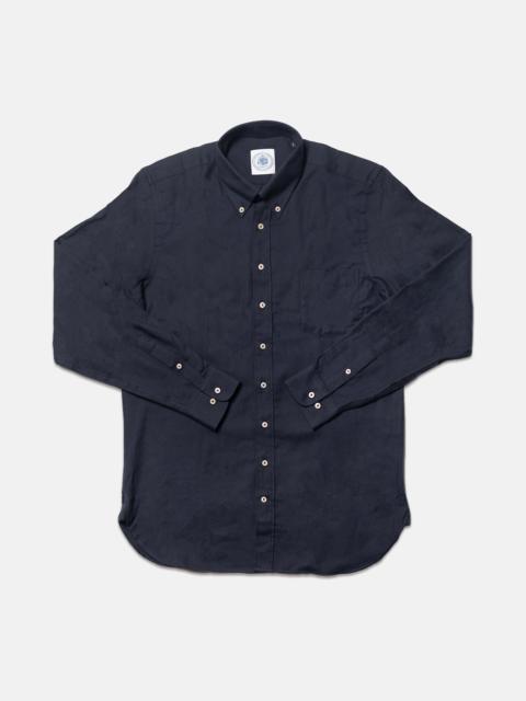 J. PRESS MADE-IN-USA NAVY COTTON/MODAL SPORT SHIRT