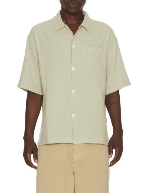 FRAME Open Weave Short Sleeve Shirt