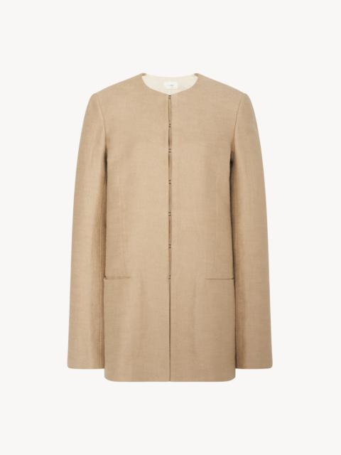 The Row Baymon Jacket in Linen and Cotton