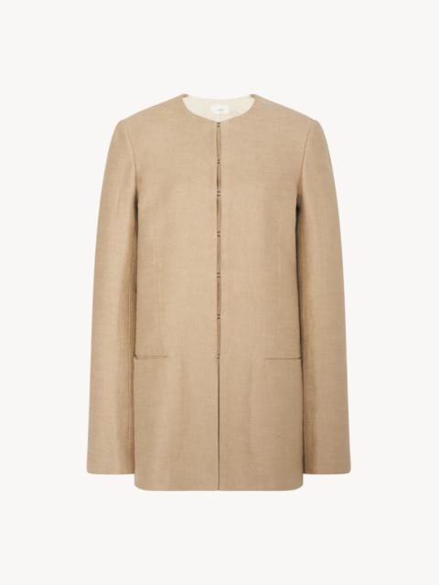 The Row Baymon Jacket in Linen and Cotton