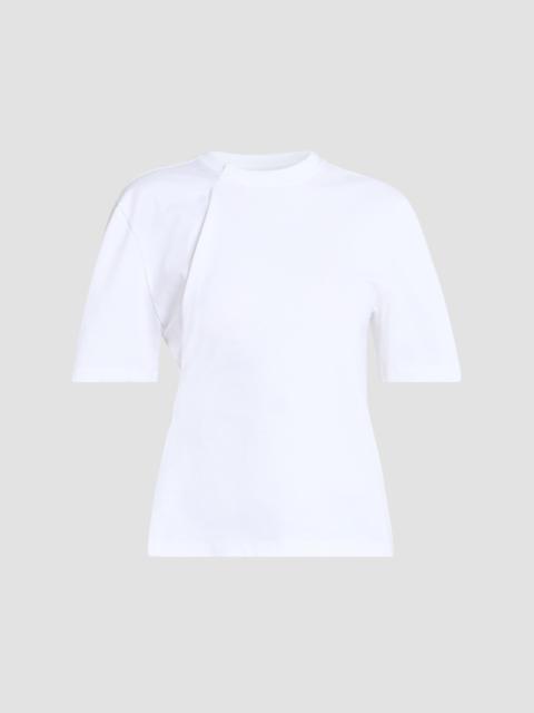 Victoria Beckham Women's Tilly Cotton Crewneck T-Shirt - White