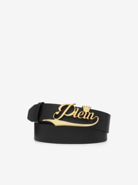 PHILIPP PLEIN leather belt King Plein