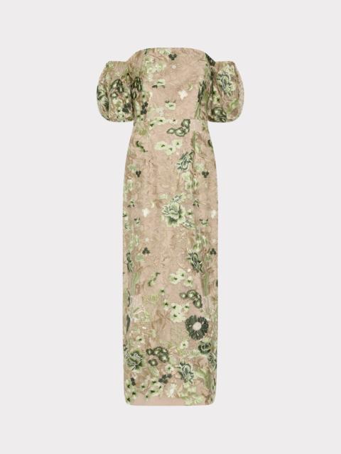 MILLY Nene Embroidered Mesh Dress