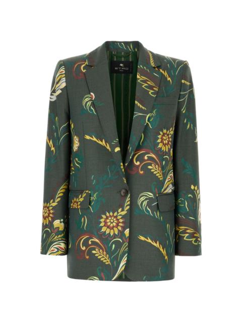 Etro floral-print blazer