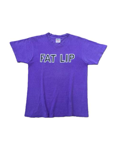Other brands Vintage Fat Lip Skateboards T-Shirt Medium Oneita Purple