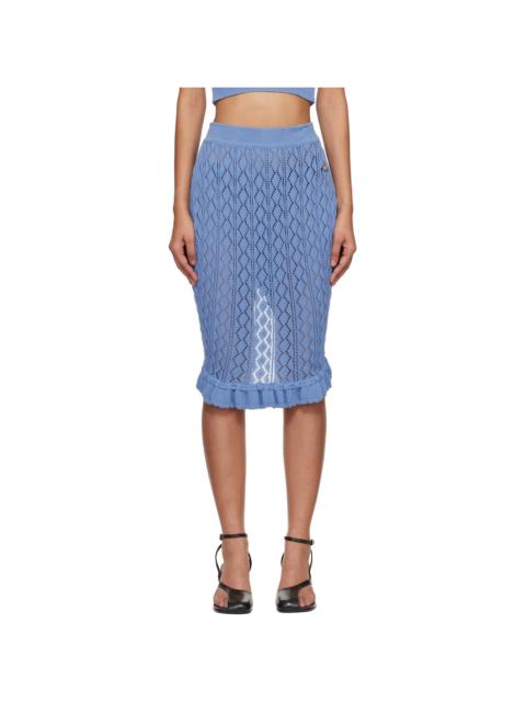 Vivienne Westwood Blue Ella Midi Skirt
