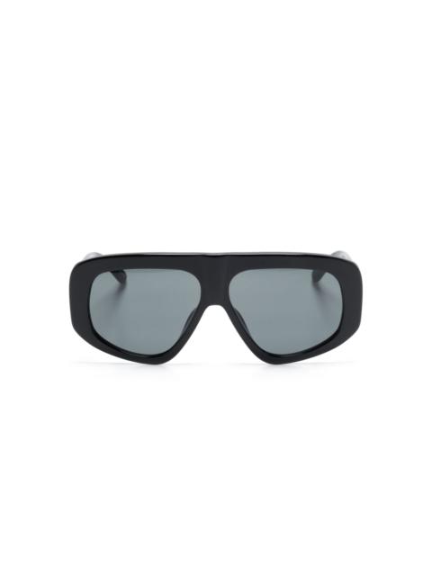 x The Attico oversized-frame sunglasses