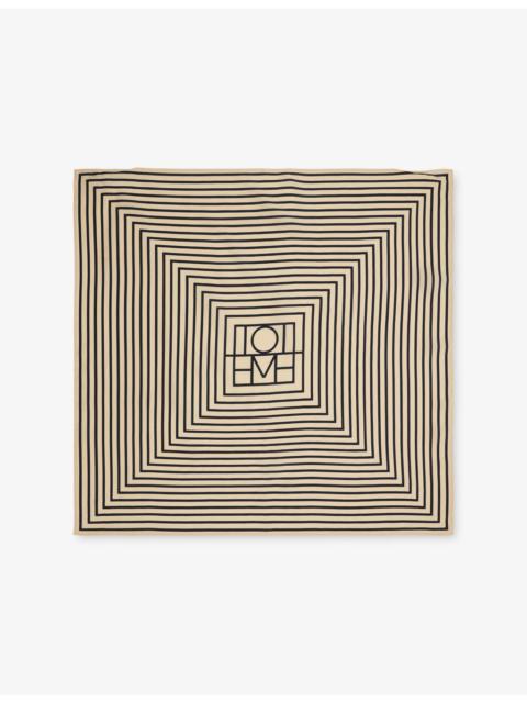 TOTEME Signature Monogram Silk Scarf