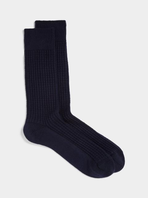 TODD SNYDER Cotton Waffle Sock