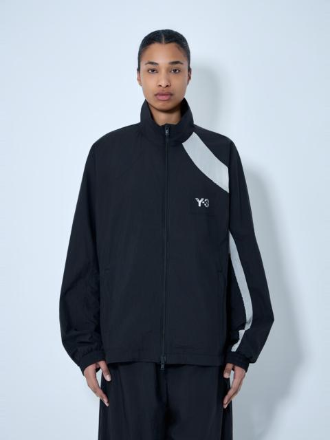 Y-3 Raw Edge 3 Stripes Nylon Shell Jacket
