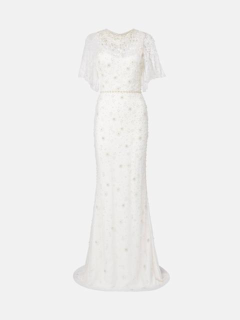 JENNY PACKHAM Bridal Sylvia embellished gown