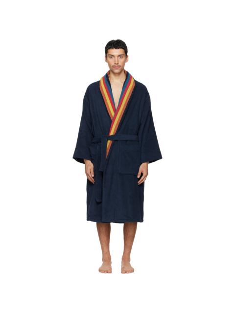Paul Smith Navy 'Artist Stripe' Robe