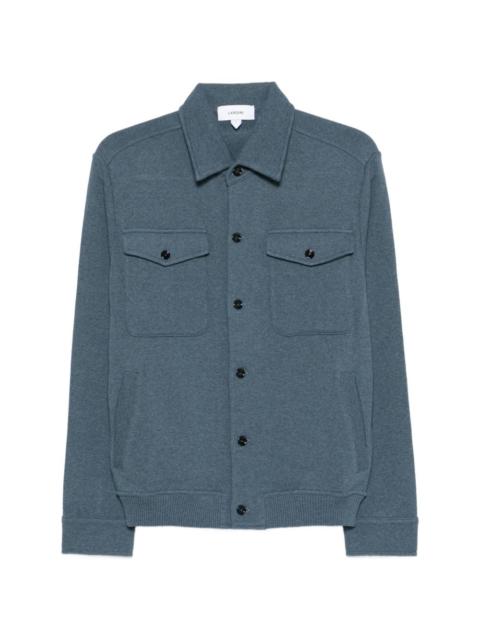 LARDINI buttoned pocket cotton jacket