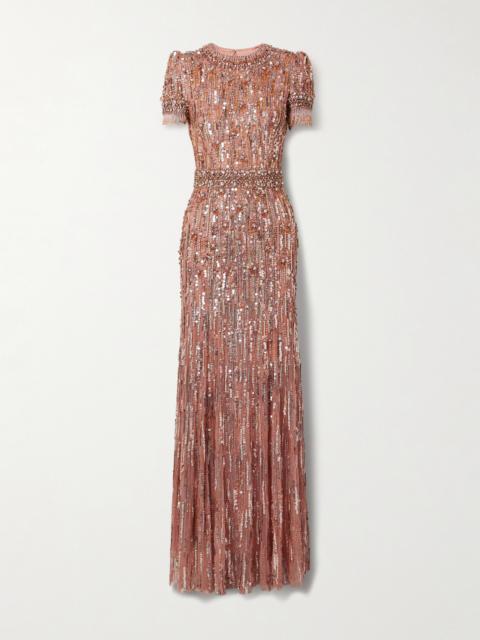 JENNY PACKHAM Roxy Embellished Tulle Gown