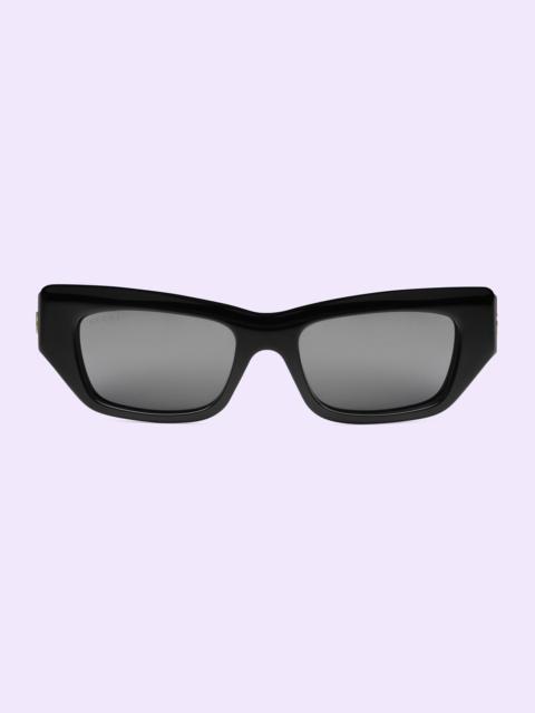 Rectangular-frame sunglasses