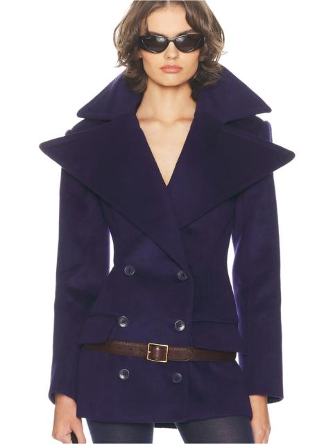 HELSA The Dramatic Collar Peacoat