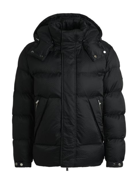 BOSS WATER-REPELLENT PUFFER JACKET WITH MICRO MONOGRAMS