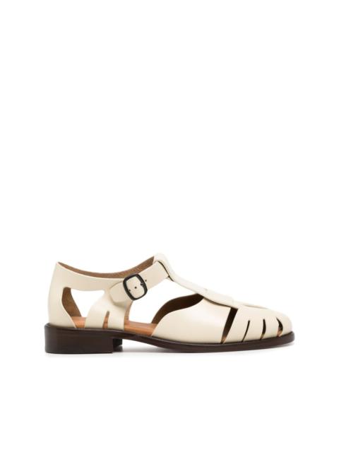 HEREU Pesca cut-out leather sandals