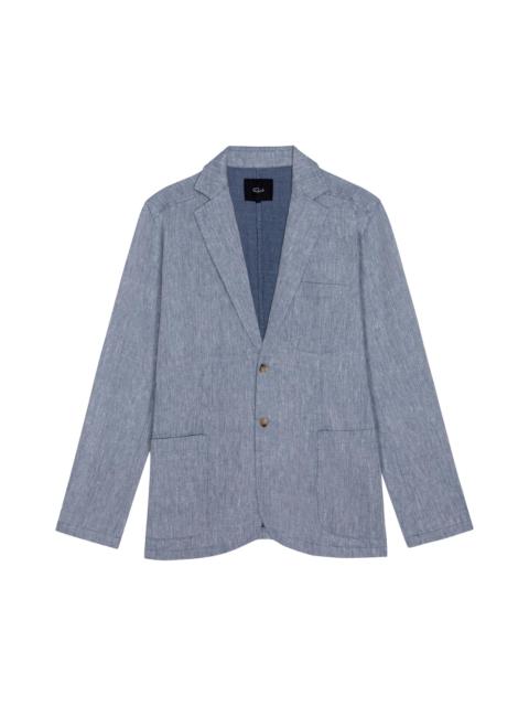 Rails Men's Harris Cotton-Linen Blazer - Bicoastal Blue
