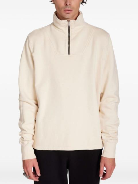 LES TIEN quarter-zip sweater