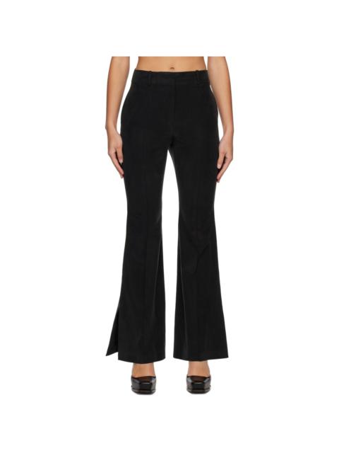 Yuzefi Black Flared Trousers