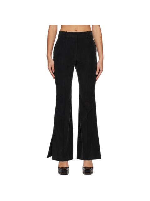 Black Flared Trousers