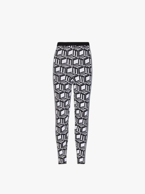 MCM Women’s Après-Ski Cubic Monogram Knit Leggings