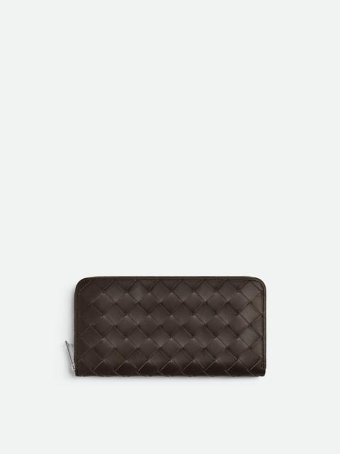 Bottega Veneta Intrecciato Zip Around Wallet