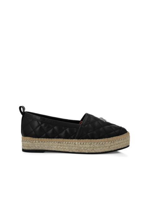 PHILIPP PLEIN quilted espadrilles