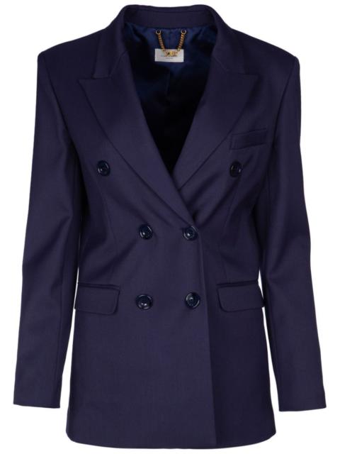 ELISABETTA FRANCHI peak-lapels double-breasted blazer