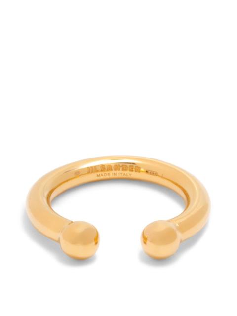 Jil Sander Handcrafted Classic Gold Ring in Gold