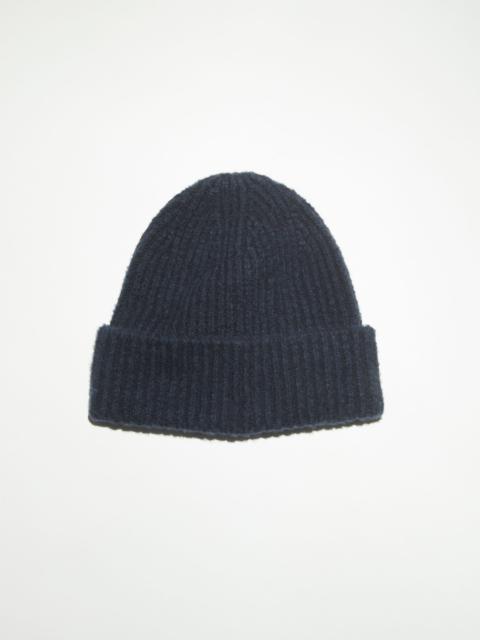 Acne Studios Wool blend beanie - Navy