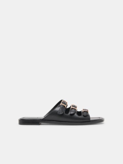 dolce vita FIN SANDALS BLACK LEATHER