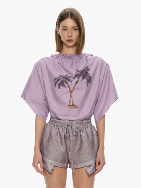 CHRISTOPHER ESBER Mirage Palm Poplin Top